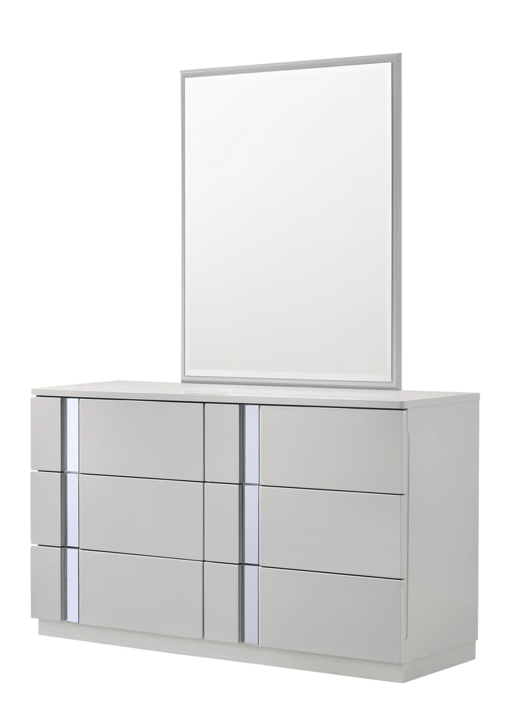 Palermo Dresser & Mirror in Grey - Canal Furniture