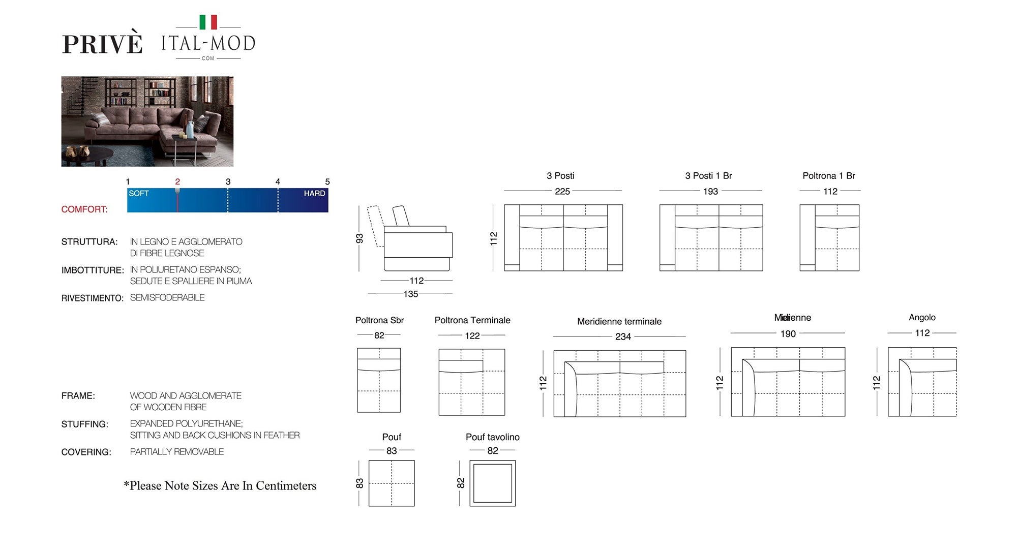 Prive Leather Sectional in Grey | J&M Furniture - Canal Furniture