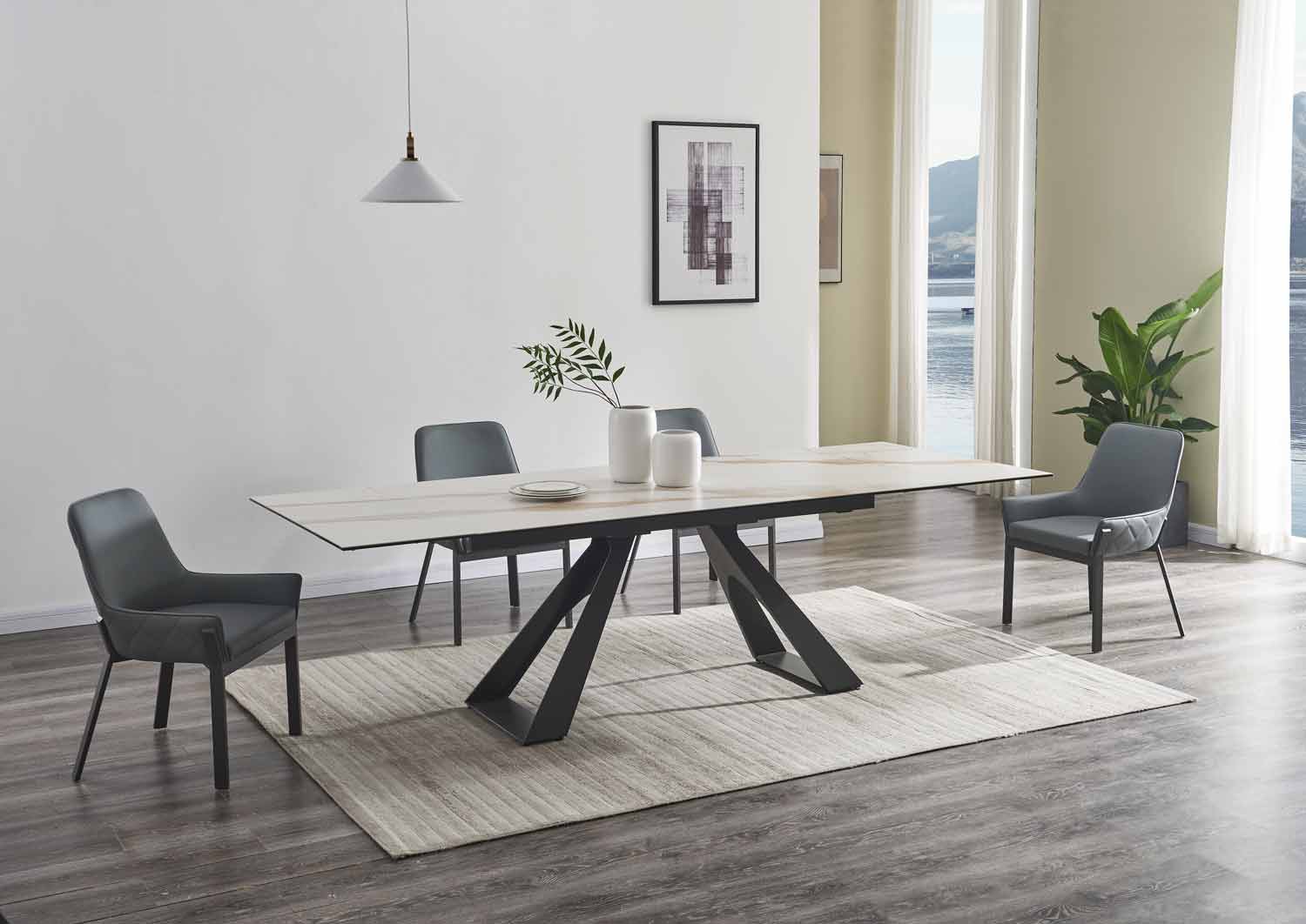 Swan Extensions Dining Table | J&M Furniture - Canal Furniture
