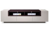 TV Stand TV002 in Grey Gloss/Brown Oak | J&M Furniture