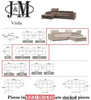 Viola Premium Leather Sectional, J&M Furniture - Canal Furniture