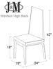 MO Windsor High Back Chair | J&M Furniture - Canal Furniture
