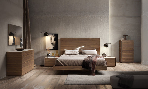 Faro Premium Bed in Walnut | J&M Furniture