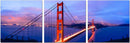 Wall Art "Golden Gate Bridge - SH-71050ABC"