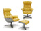 Karma Mustard Lounge Chair & Ottoman | J&M Furniture