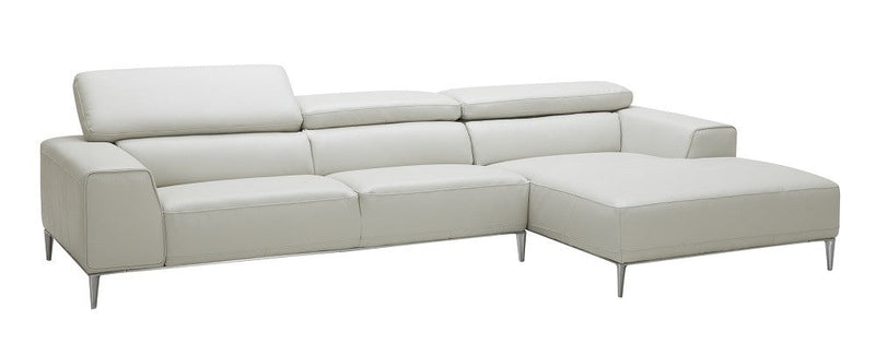 LeCoultre Sectional in Light Grey | J&M Furniture