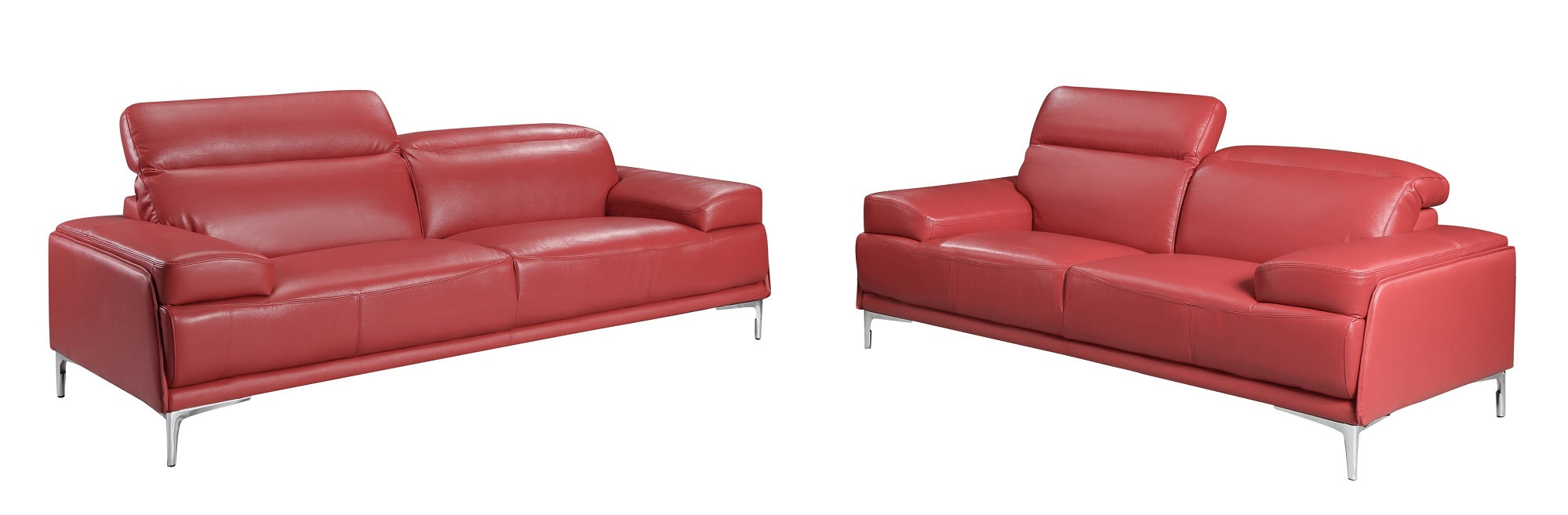 Nicolo Sofa Collection In Red | J&M Furniture