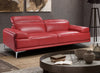 Nicolo Sofa Collection In Red | J&M Furniture