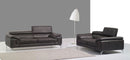 A973 Italian Leather Sofa Collection in Black | J&M Furniture