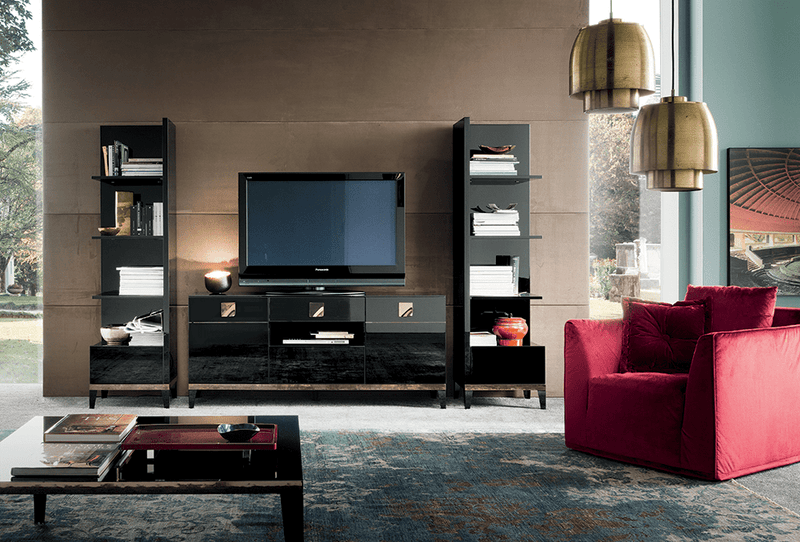 Alf Italia TV Stand & Entertainment Centers Mont Noir Living Room Collection