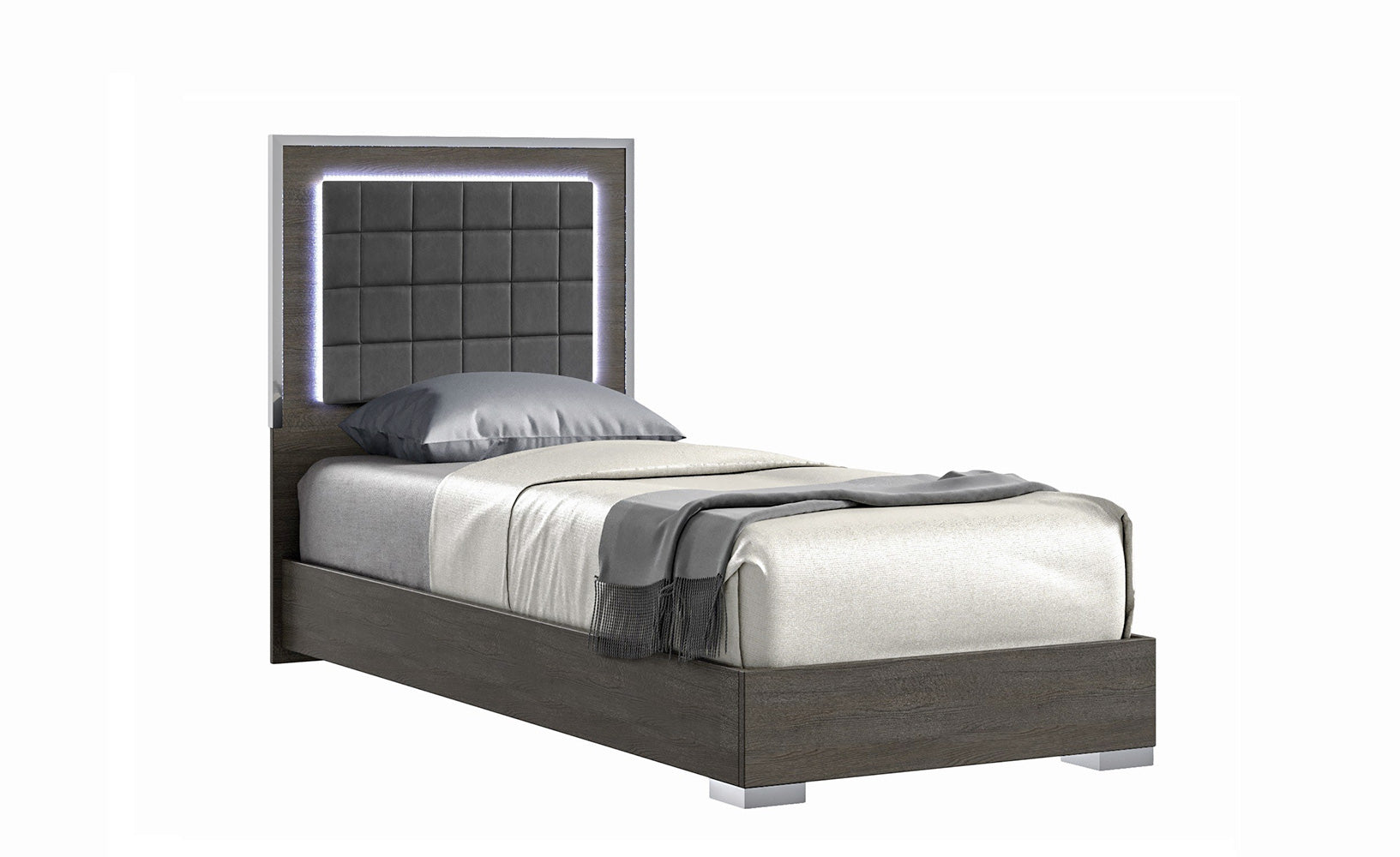 Alice Bed in Matte Grey | J&M Furniture