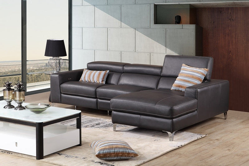 Ariana Premium Leather Sectional | J&M Furniture