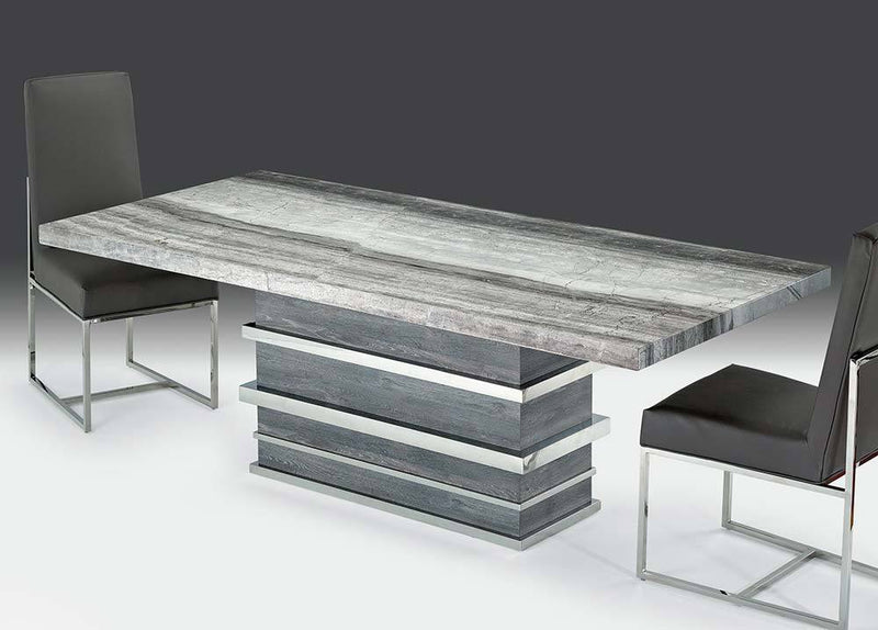Canal Furniture Dining Table Saturn Marble Table (5616/S)