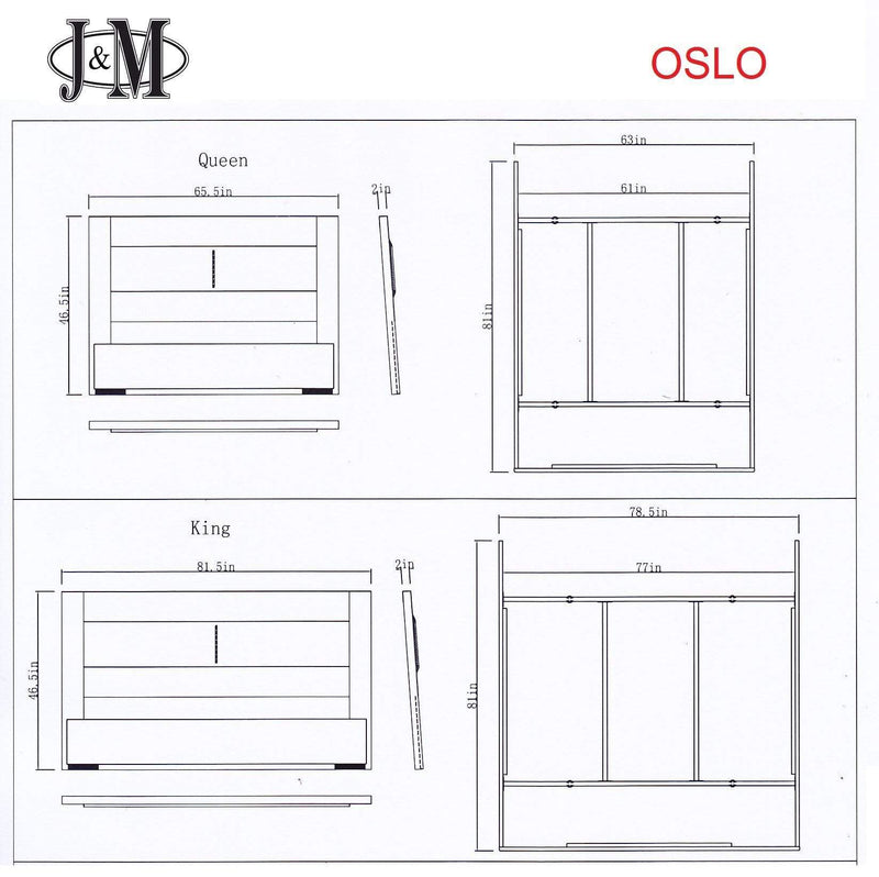 Canal Furniture Oslo Bedroom Set