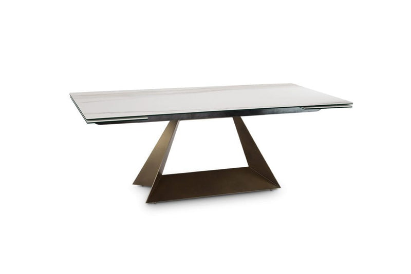 Elite Modern Dining Table Prism Extendable Ceramic Table