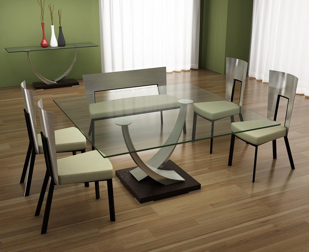 Elite Modern Dining Table Tangent Dining Table 342SQR | Elite Modern