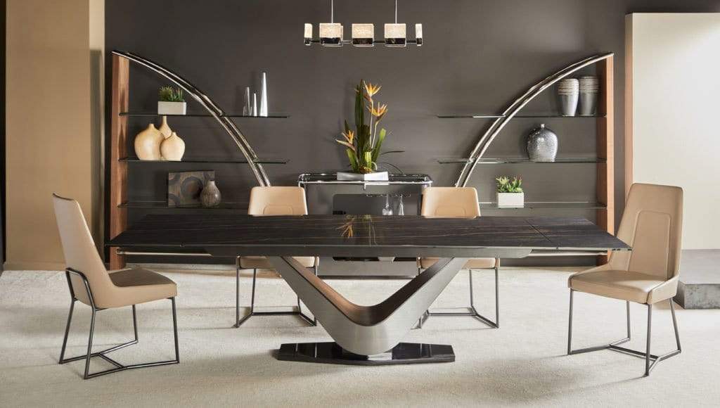 Elite Modern Dining Table Victor Extendable Ceramic Table 3018-CER | Elite Modern