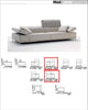 Incanto Italian Attitude Couches & Sofa I800 Incanto Leather Sofa