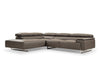 Incanto Italian Attitude Couches & Sofa Left Hand Facing Chaise / Grey I794 Incanto Sectional Sofa