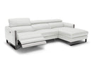 J and M Furniture Couches & Sofa Light Grey Nina Premium Motion Sectional In Colors