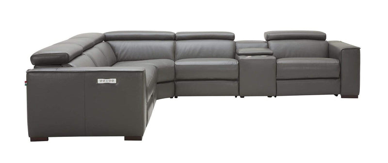 Picasso Motion Sectional in Dark Grey | J&M Furniture