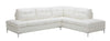 J and M Furniture Couches & Sofa Right Hand Facing Chaise Leonardo Storage Sectional in White