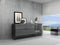 J and M Furniture Sideboards & Buffet Cloud Buffet in Grey High Gloss