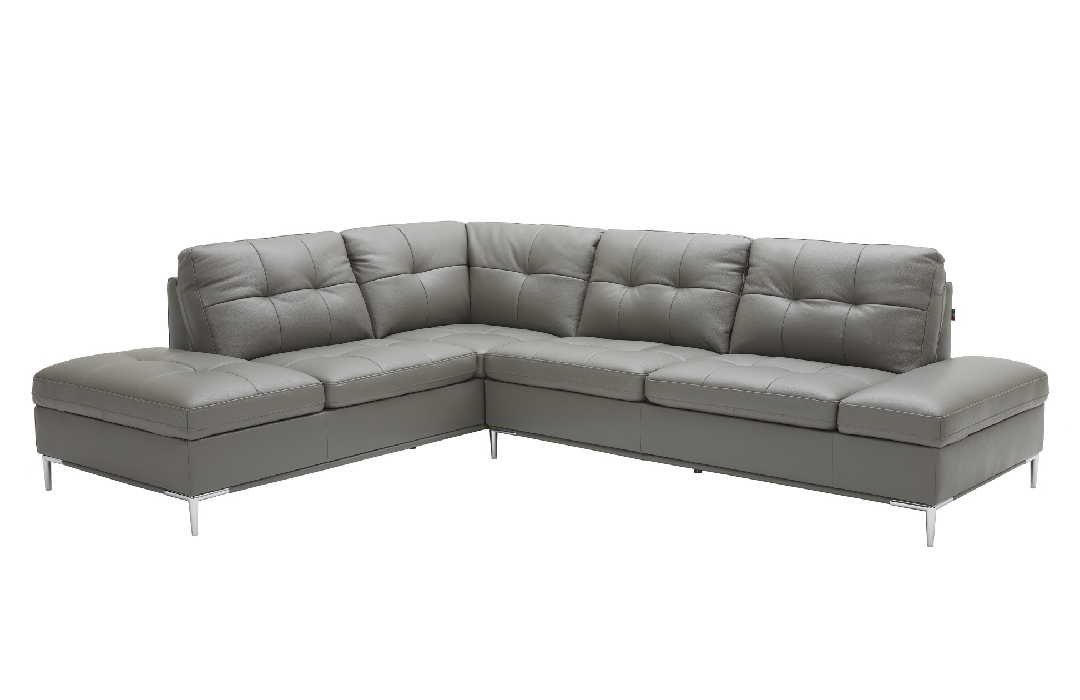 Leonardo Storage Sectional in Grey | J&M Furniture