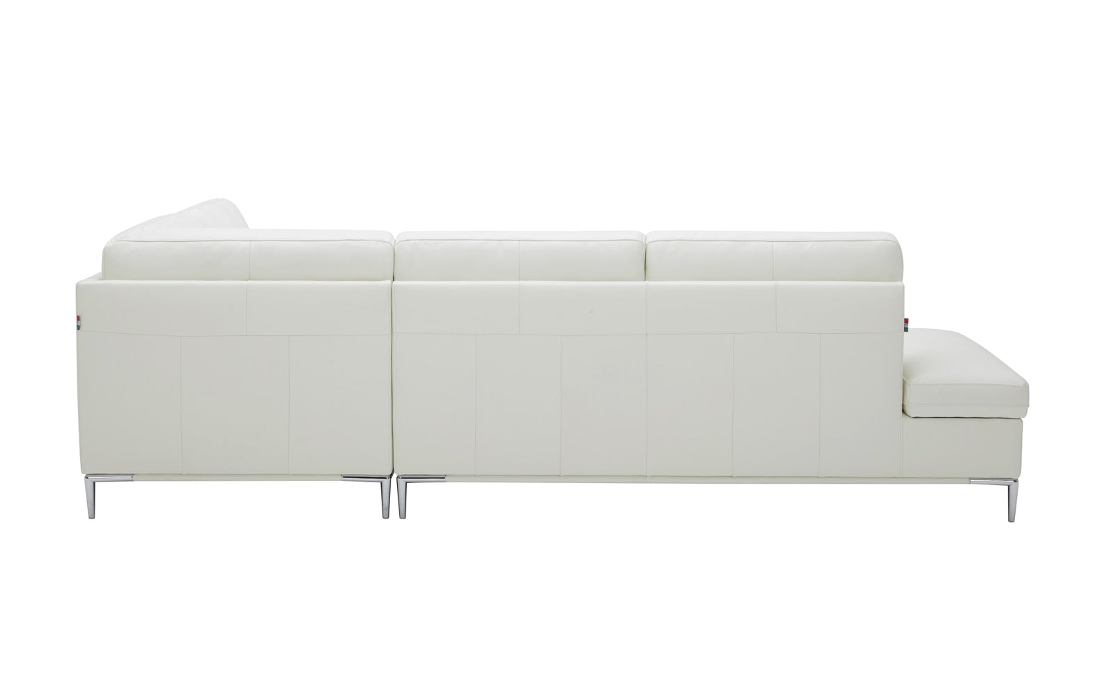 Leonardo Storage Sectional in White | J&M Furniture