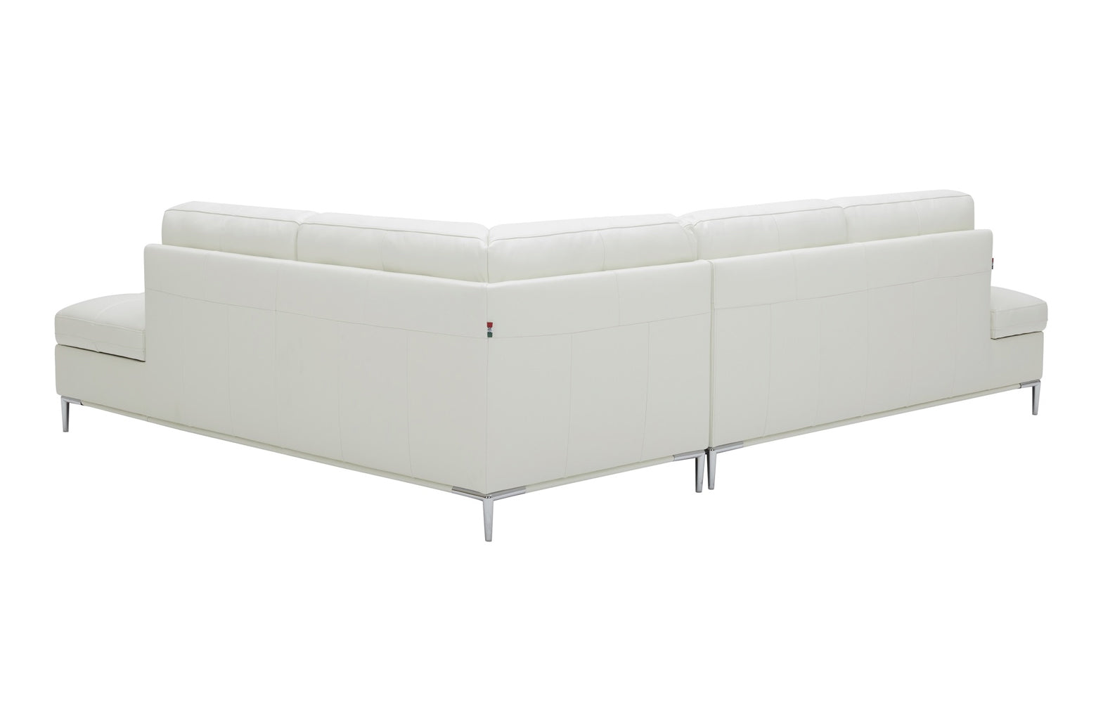 Leonardo Storage Sectional in White | J&M Furniture