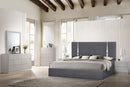 Matissee Bed in Charcoal