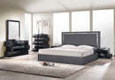 Monet Bed in Charcoal