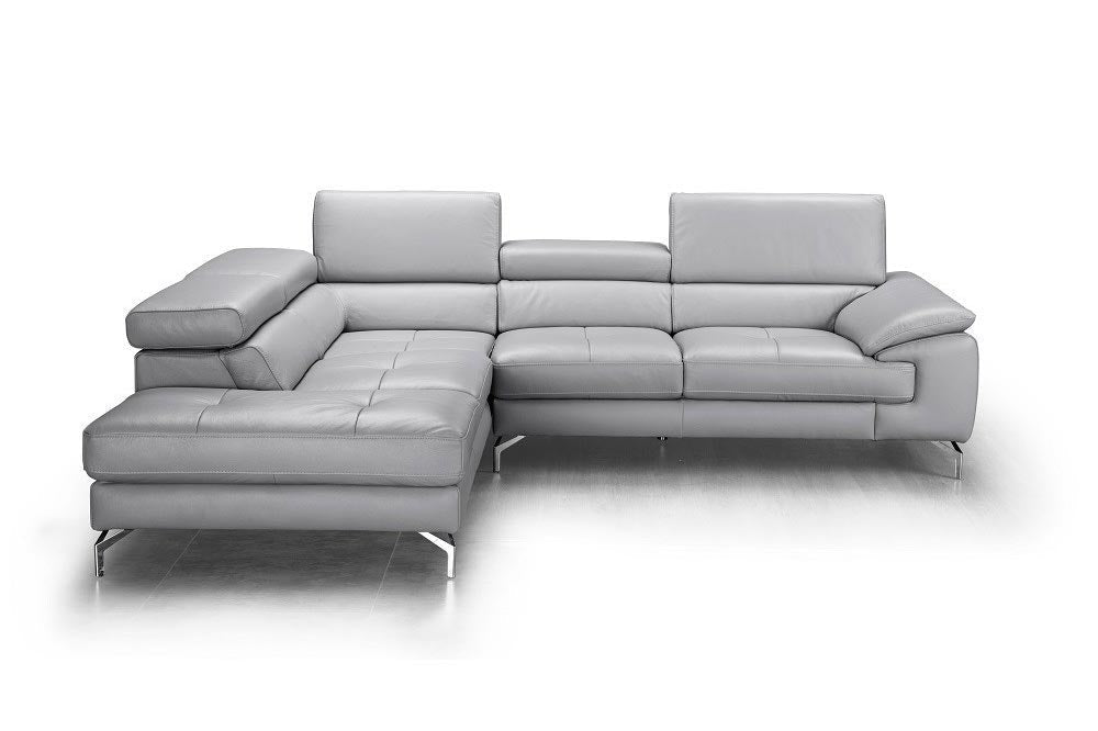 Olivia Premium Leather Sectional | J&M Furniture