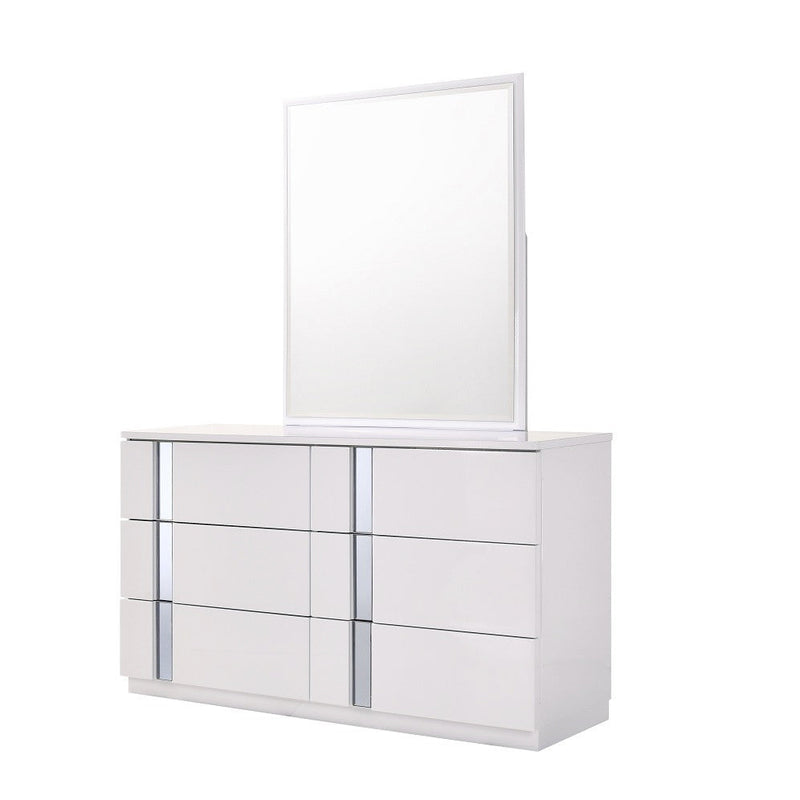 Palermo Dresser & Mirror in White