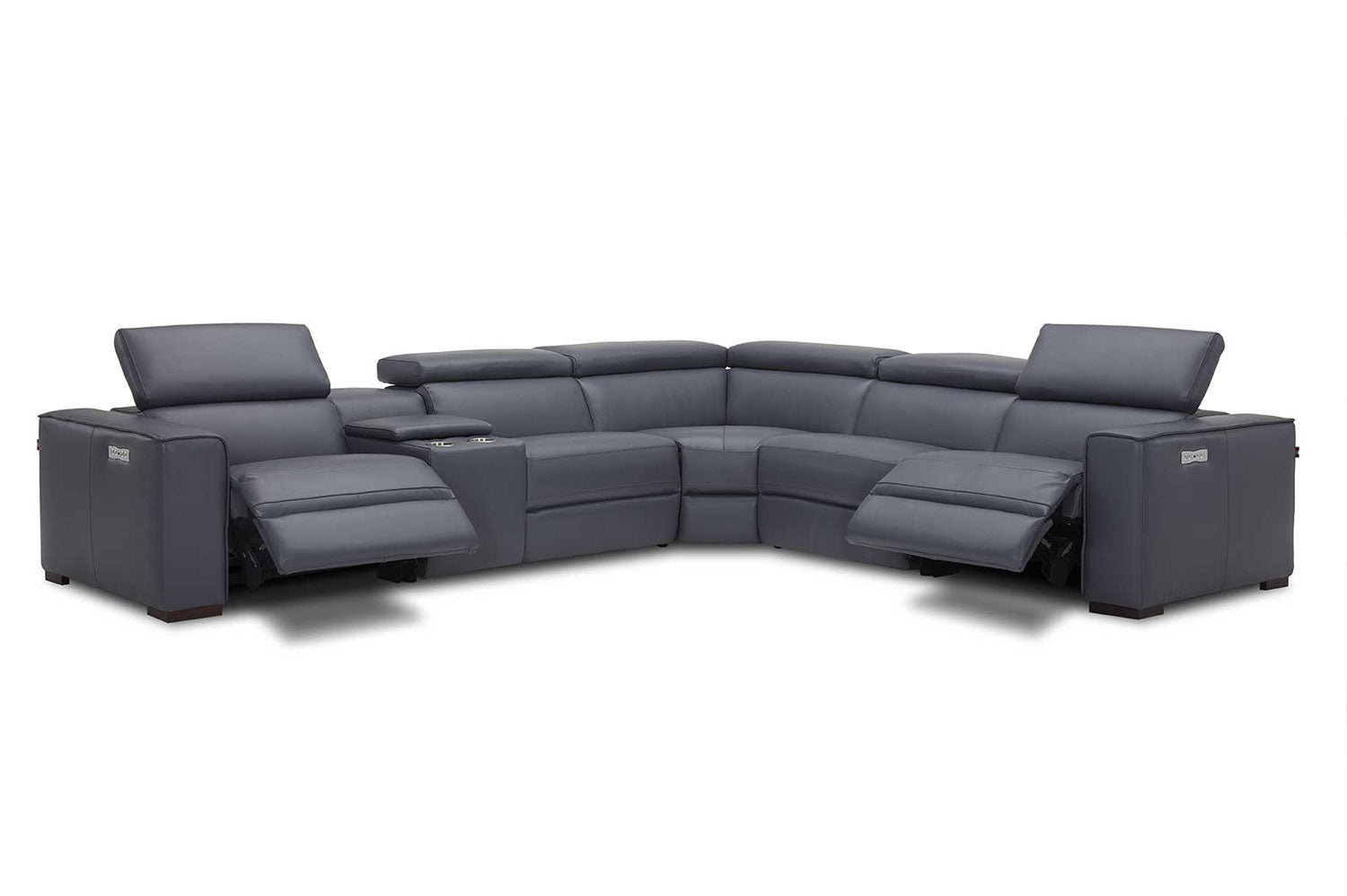 Picasso Motion Sectional in Blue Grey | J&M Furniture