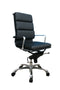Plush Black High Back Office Chair | J&M Furniture