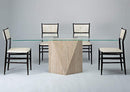 Stone International Dining Room Freedom Glass Table (4196/L)