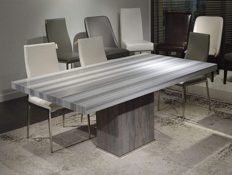 Stone International Saturn Extra Light Marble Table (5916 - 79" x 40")