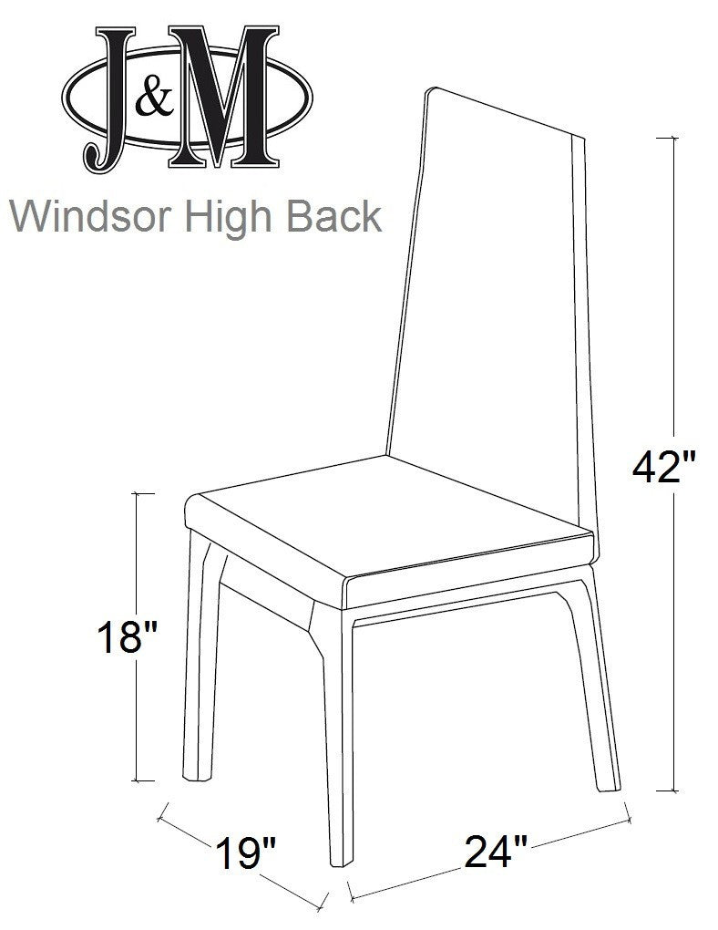 MO Windsor High Back Chair | J&M Furniture